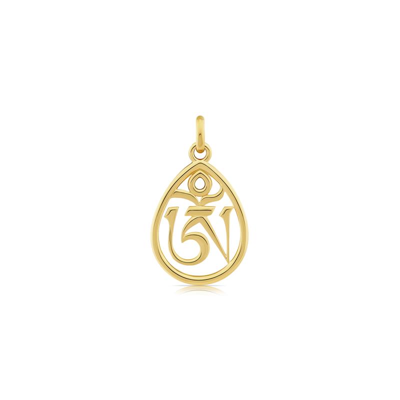 tibetan om pendant